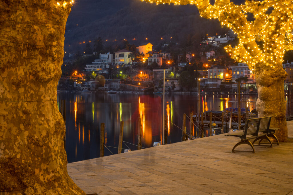 Christmas lake Maggiore