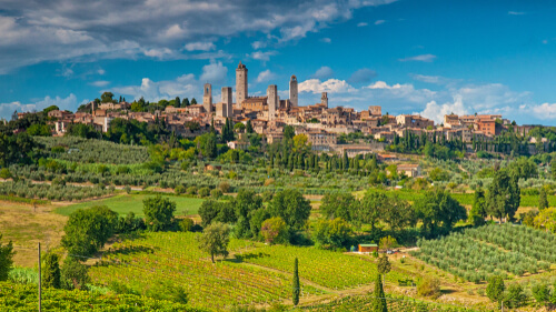 San Gimignano villas